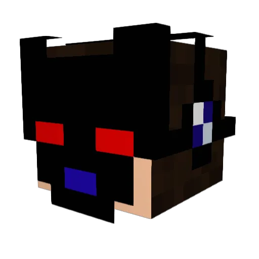 Priefex Minecraft avatar head, 3D render