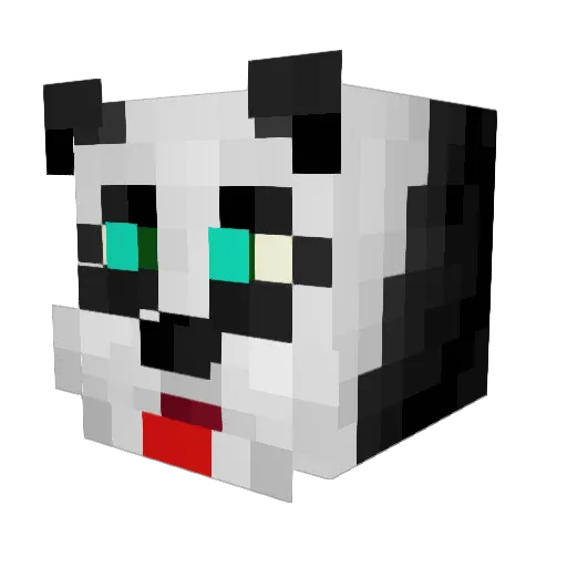 Prima_Lima Minecraft avatar head, 3D render
