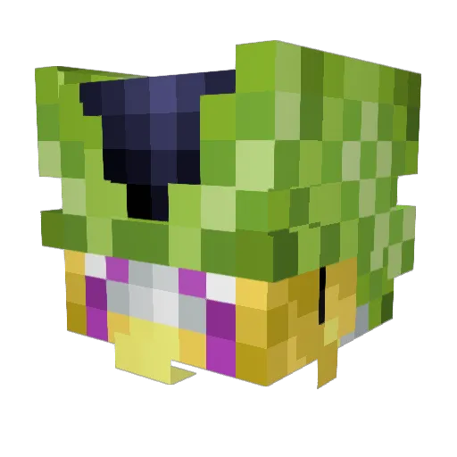 PrimalPrime05 Minecraft avatar head, 3D render