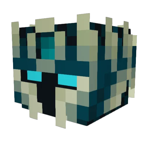 Primal_Knight Minecraft avatar head, 3D render