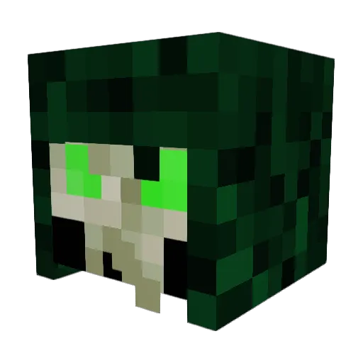 Primal_Shak Minecraft avatar head, 3D render