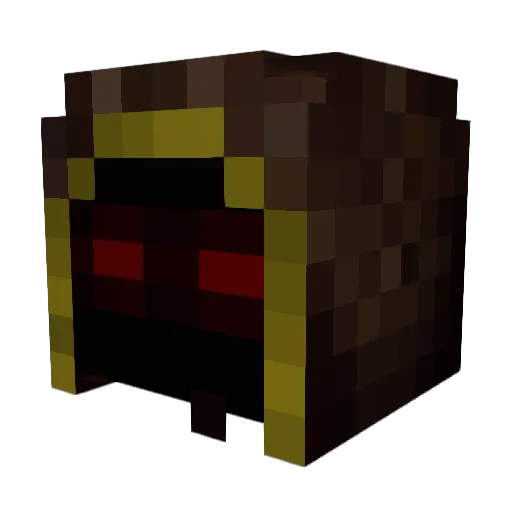 Primal__Fox Minecraft avatar head, 3D render