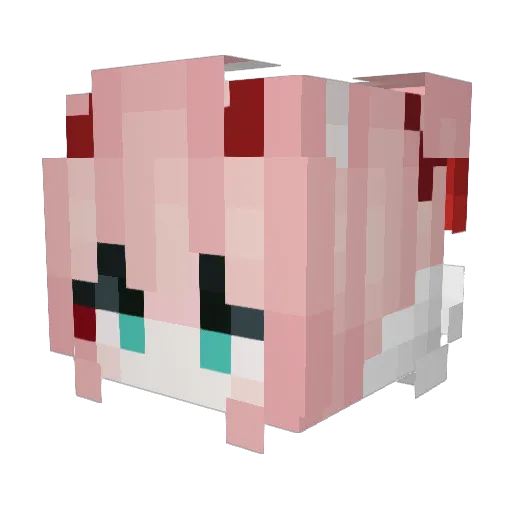 Primarene2 Minecraft avatar head, 3D render