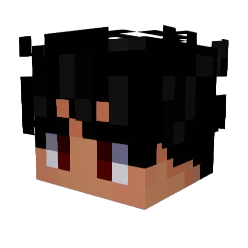 Primaris09 Minecraft avatar head, 3D render