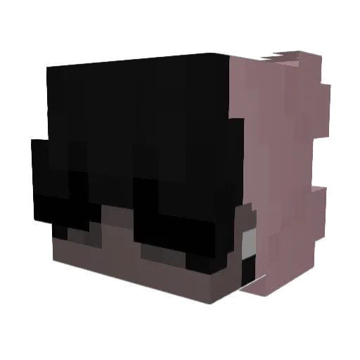 PrimaveraAraba Minecraft avatar head, 3D render