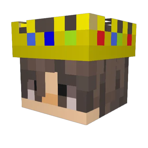 Prime301 Minecraft avatar head, 3D render
