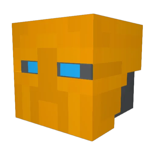 Prime3929 Minecraft avatar head, 3D render