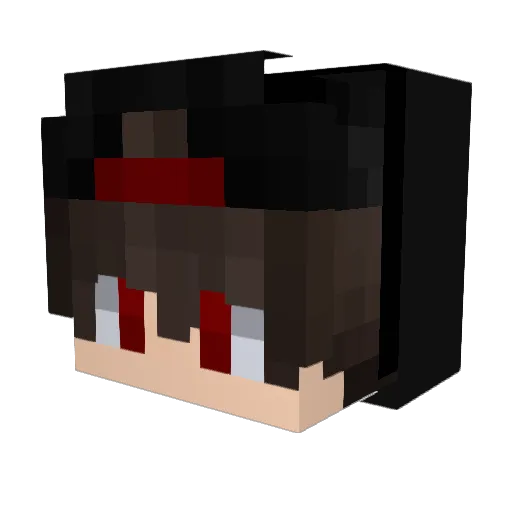 PrimeCheese Minecraft avatar head, 3D render