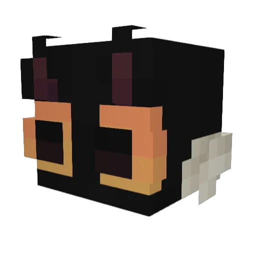 PrimeMeri Minecraft avatar head, 3D render