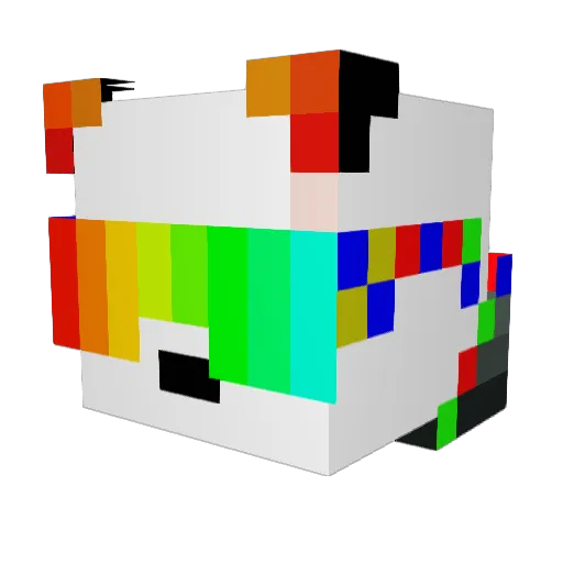 PrimeTimez Minecraft avatar head, 3D render