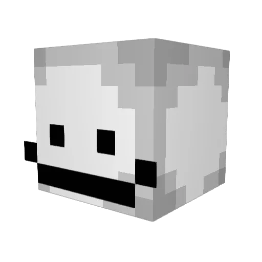 Prime_San Minecraft avatar head, 3D render