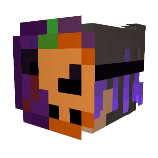 Prime_ToMiX Minecraft avatar head, 3D render