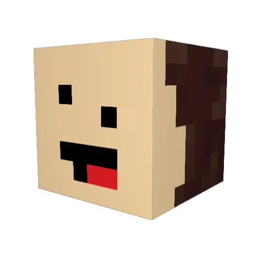 Primedragoon888 Minecraft avatar head, 3D render