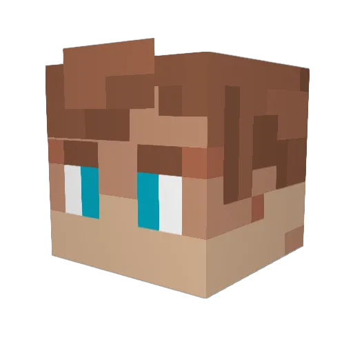 PrimoGOD15 Minecraft avatar head, 3D render