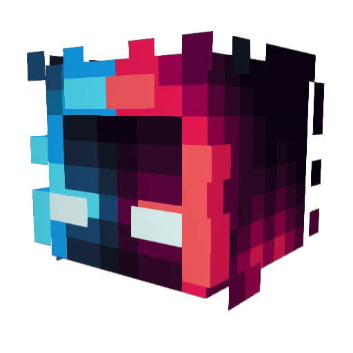 Primogenitor_ Minecraft avatar head, 3D render