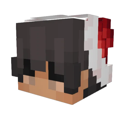 Primojamesharde Minecraft avatar head, 3D render