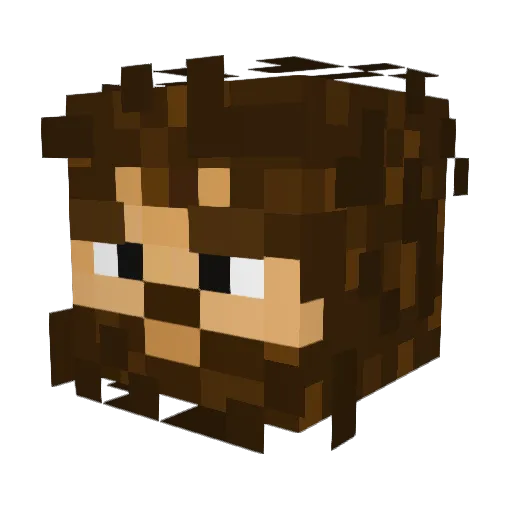 Primorac Minecraft avatar head, 3D render