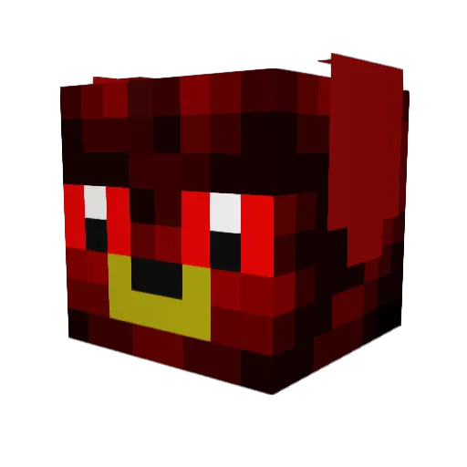 Primus_Hejna Minecraft avatar head, 3D render