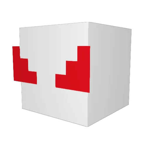 Princ3J3st3r Minecraft avatar head, 3D render