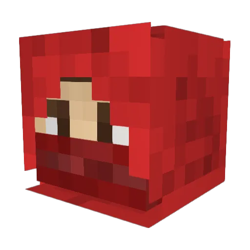 Princ3_Connor Minecraft avatar head, 3D render
