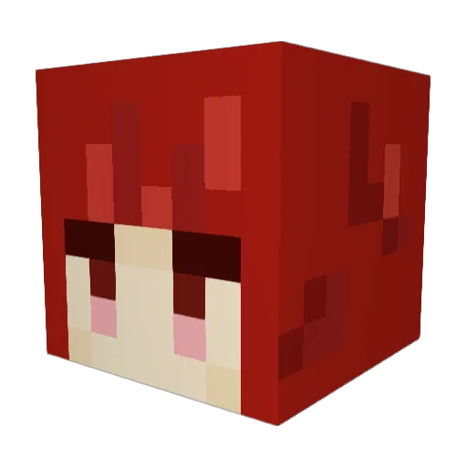 Princ3ss_Zelda Minecraft avatar head, 3D render