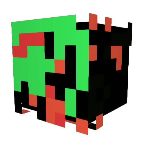 Prince1022 Minecraft avatar head, 3D render