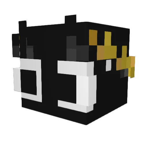 PrinceCosmo Minecraft avatar head, 3D render