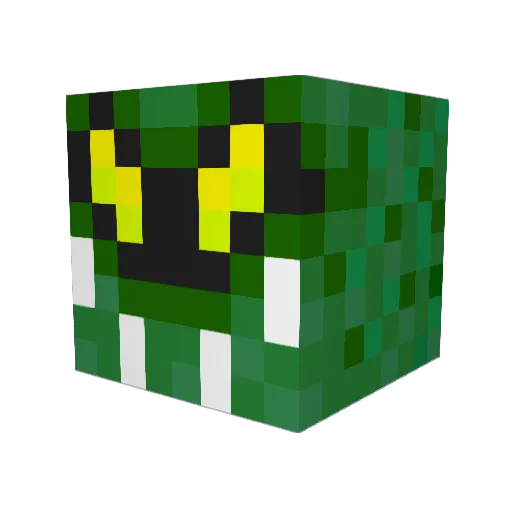 PrinceDrako1216 Minecraft avatar head, 3D render