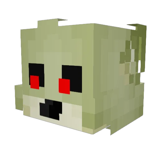 PrinceJaxonH Minecraft avatar head, 3D render