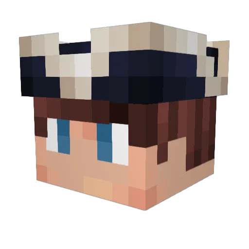 PrinceNorris Minecraft avatar head, 3D render