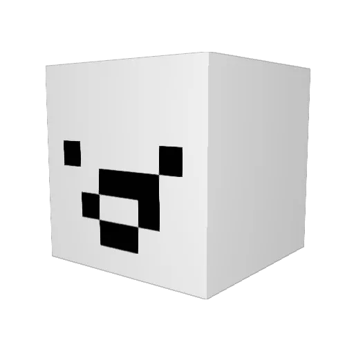 PrincePorridge Minecraft avatar head, 3D render