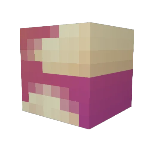 PrinceSirrah Minecraft avatar head, 3D render