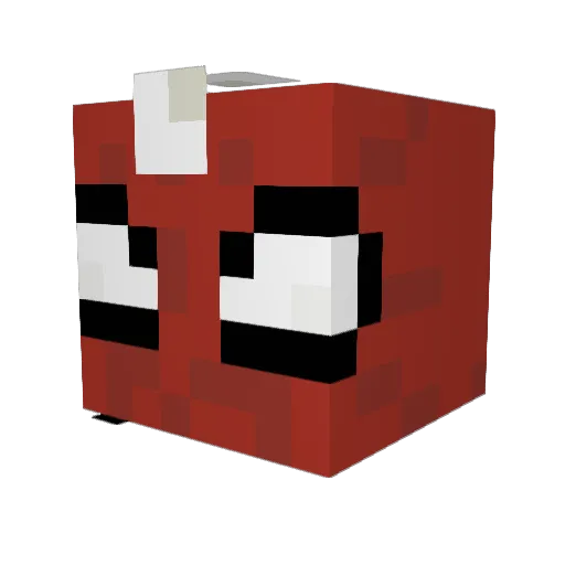 PrinceTyDy Minecraft avatar head, 3D render