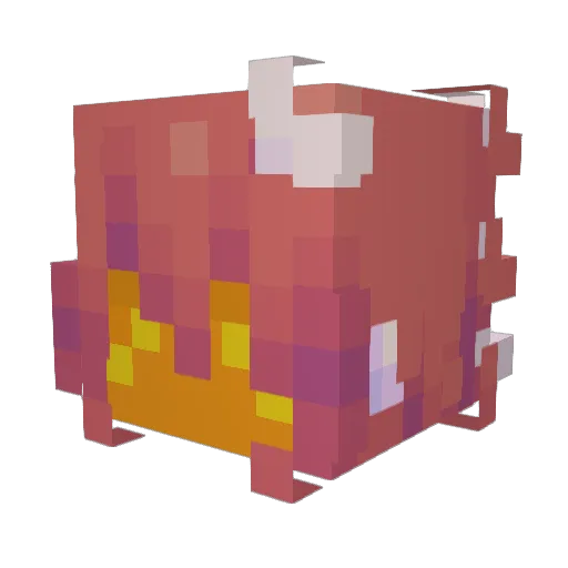 PrinceV0052 Minecraft avatar head, 3D render
