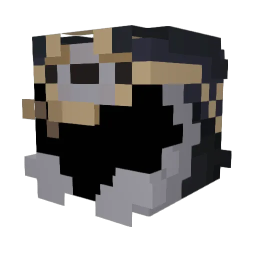 Prince_Hxdes Minecraft avatar head, 3D render