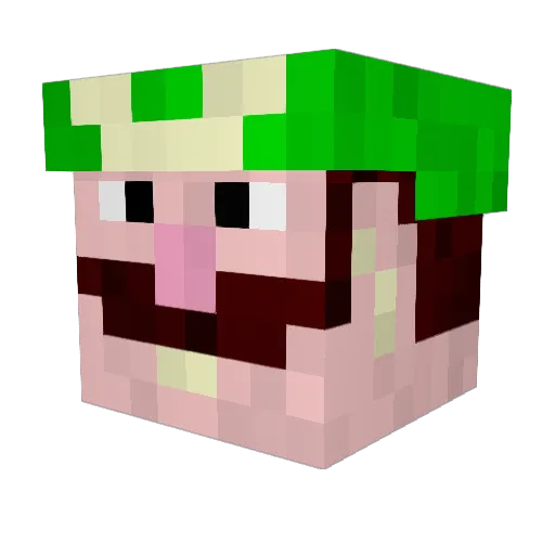Prince_Ji Minecraft avatar head, 3D render