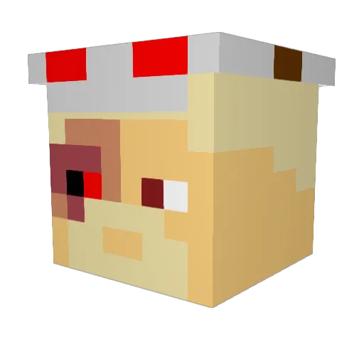 Prince_Necro Minecraft avatar head, 3D render