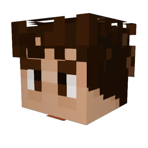 Prince_Son Minecraft avatar head, 3D render