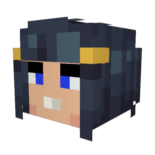 PrinceofFinesse Minecraft avatar head, 3D render