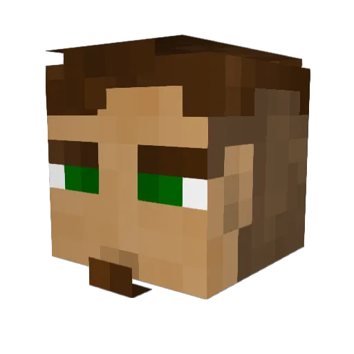 PrinceofKnaves Minecraft avatar head, 3D render