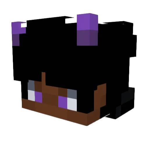 PrinceorSmth Minecraft avatar head, 3D render