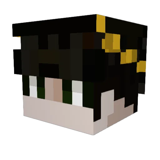 Princeps_Terrae Minecraft avatar head, 3D render