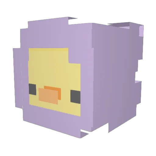 PrincesUniIzzy7 Minecraft avatar head, 3D render