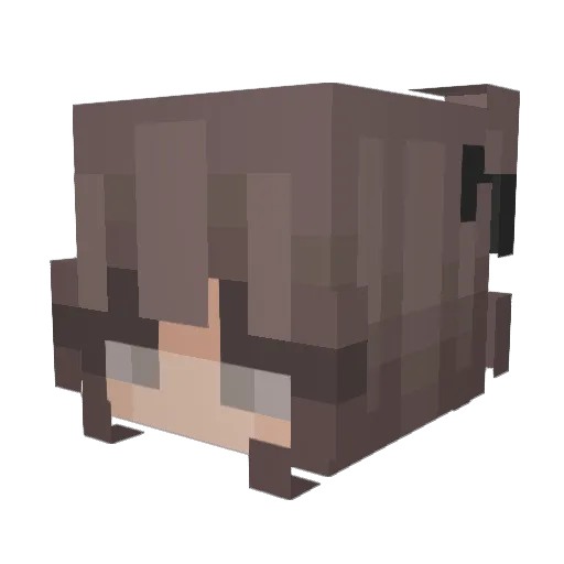 PrincessGaby123 Minecraft avatar head, 3D render