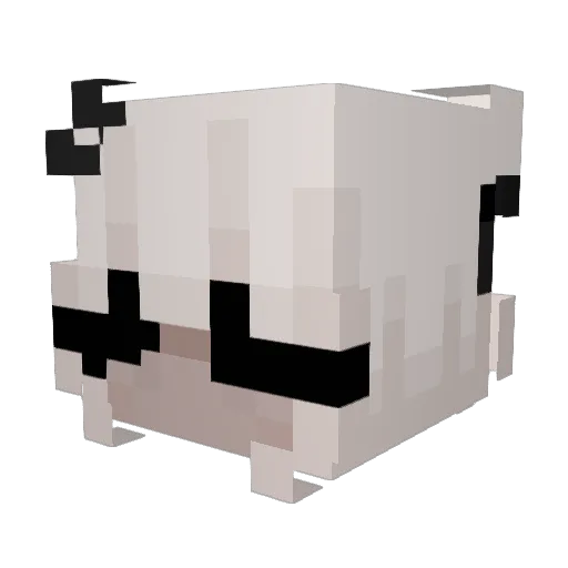 PrincessGemma Minecraft avatar head, 3D render
