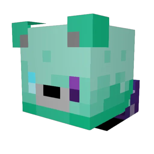PrincessZoeJane Minecraft avatar head, 3D render
