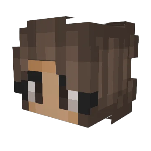 Princess_Ash_123 Minecraft avatar head, 3D render