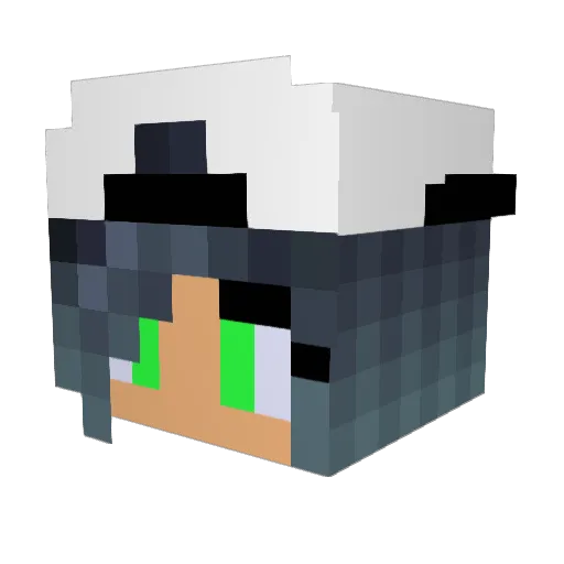 Princess_Hannah1 Minecraft avatar head, 3D render