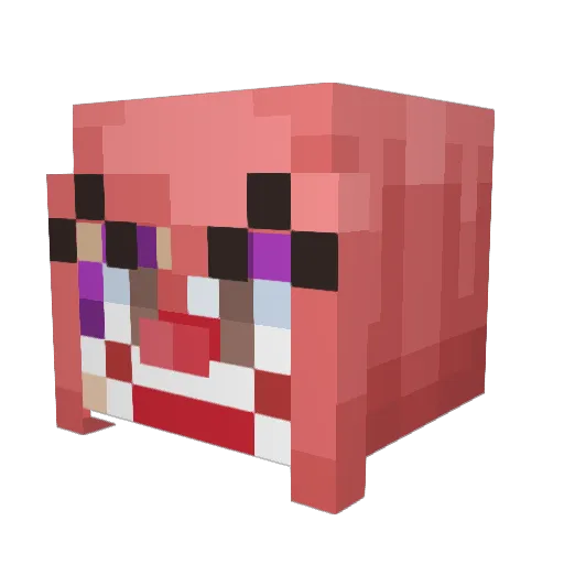 Princess_Remedy Minecraft avatar head, 3D render