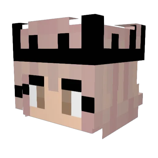 Princess_Sayu Minecraft avatar head, 3D render